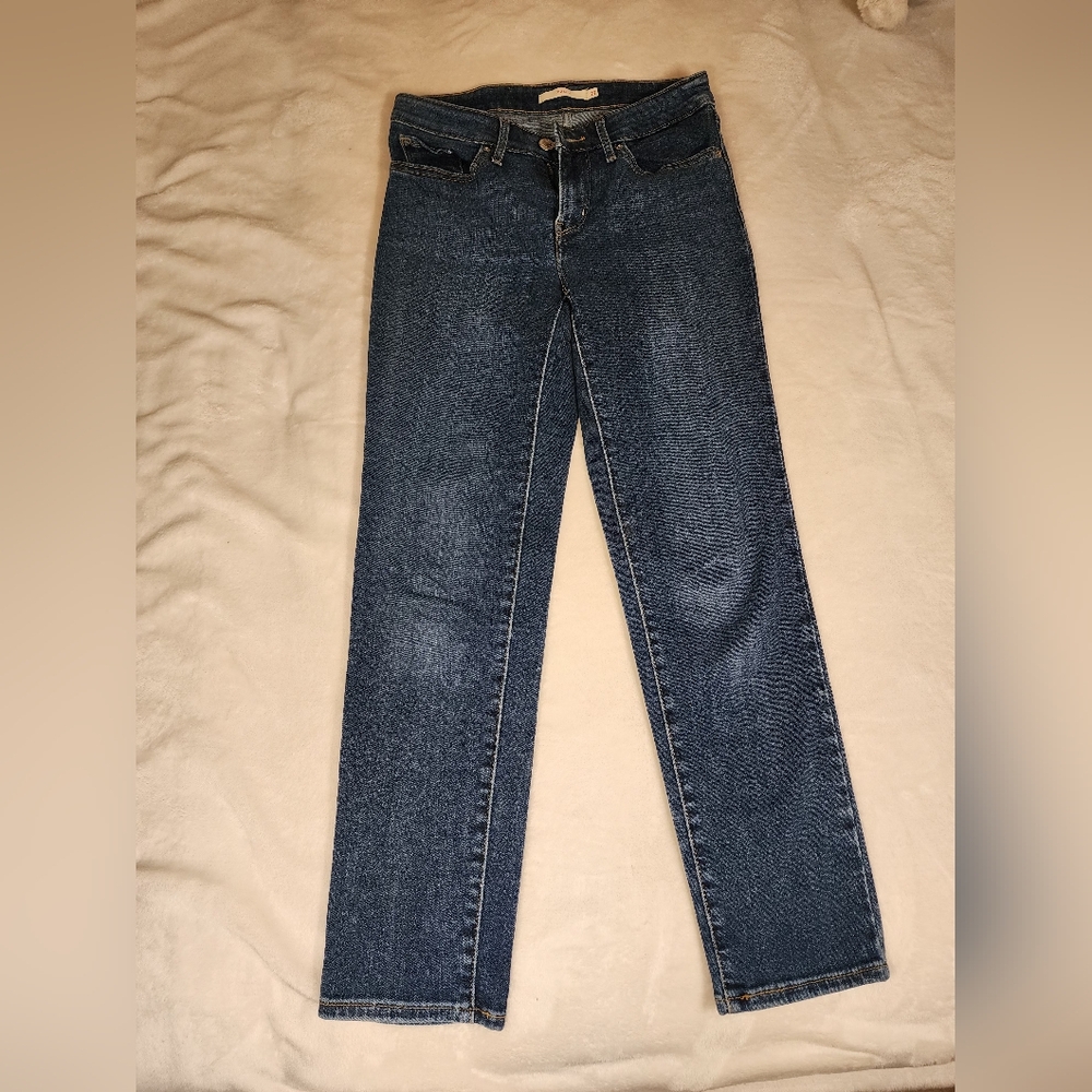 Levi's Blue Straight Leg Jeans Classic Denim